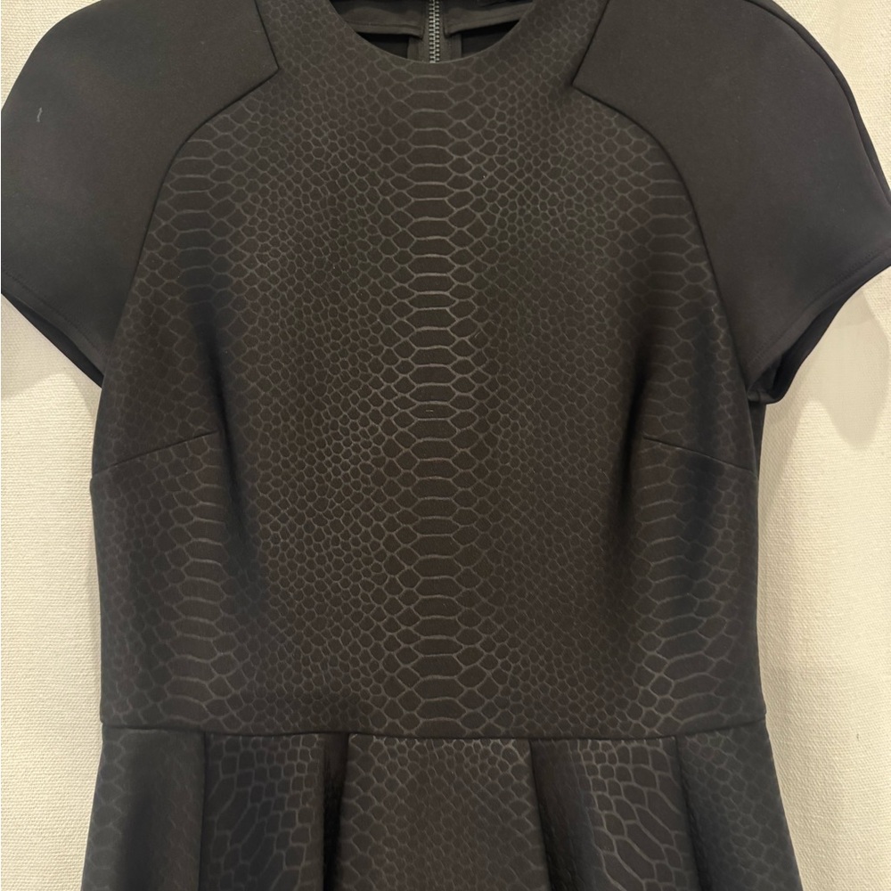 NWOT Ted Baker London Black Patterned Mini Dress